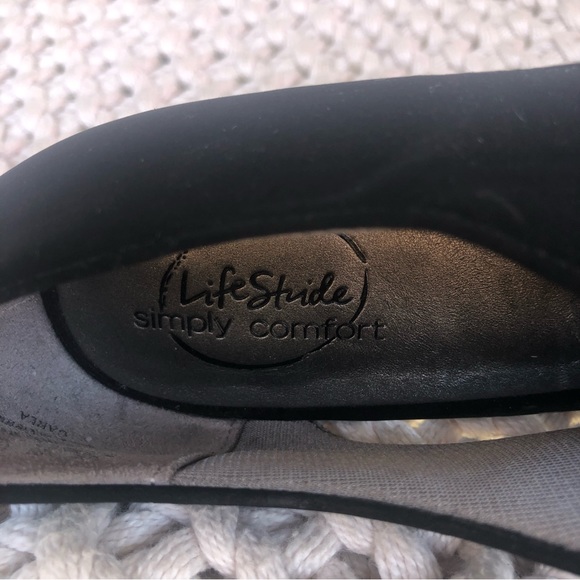 Life Stride Simply Comfort black suede dressy heels - Picture 8 of 8